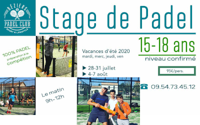 Stages Padel ETE 2020 min